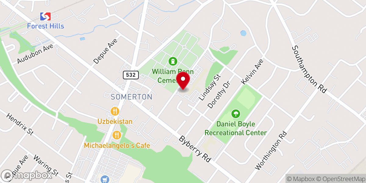 Map showing location of St Christopher's