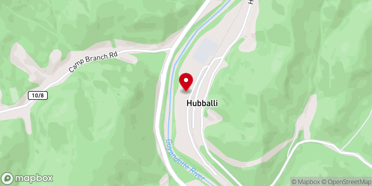 Map showing location of Church of God