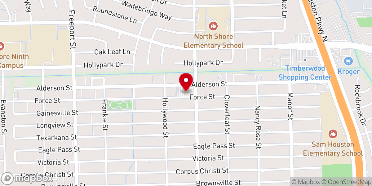 Map showing location of Nueva Vida-New Life Christian Church