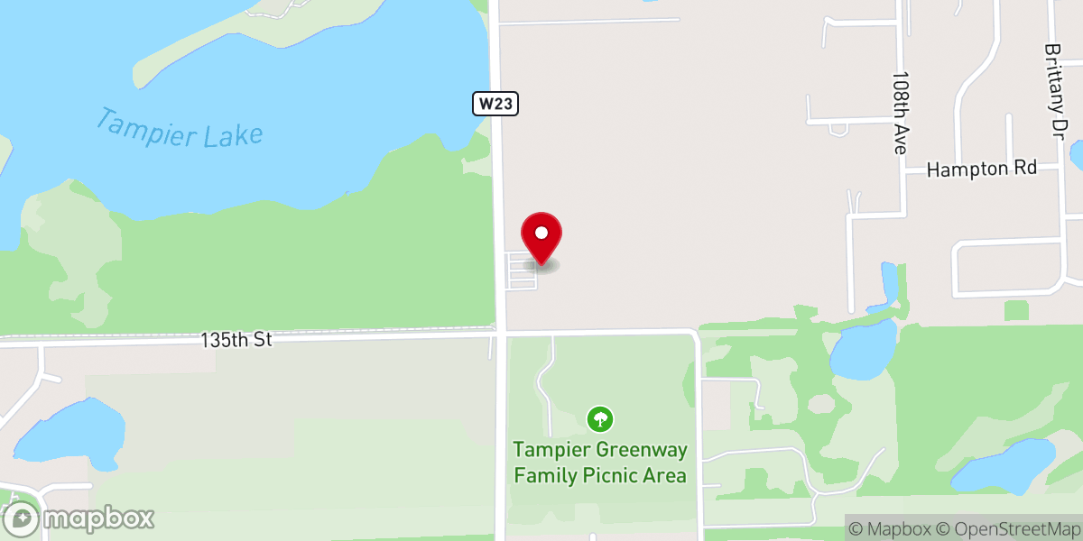 Map showing location of Presbyterian Church in Orland Park