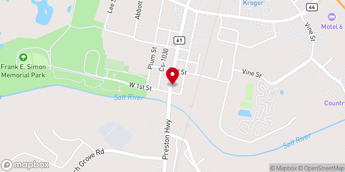 Map showing location of Journey Christian Church