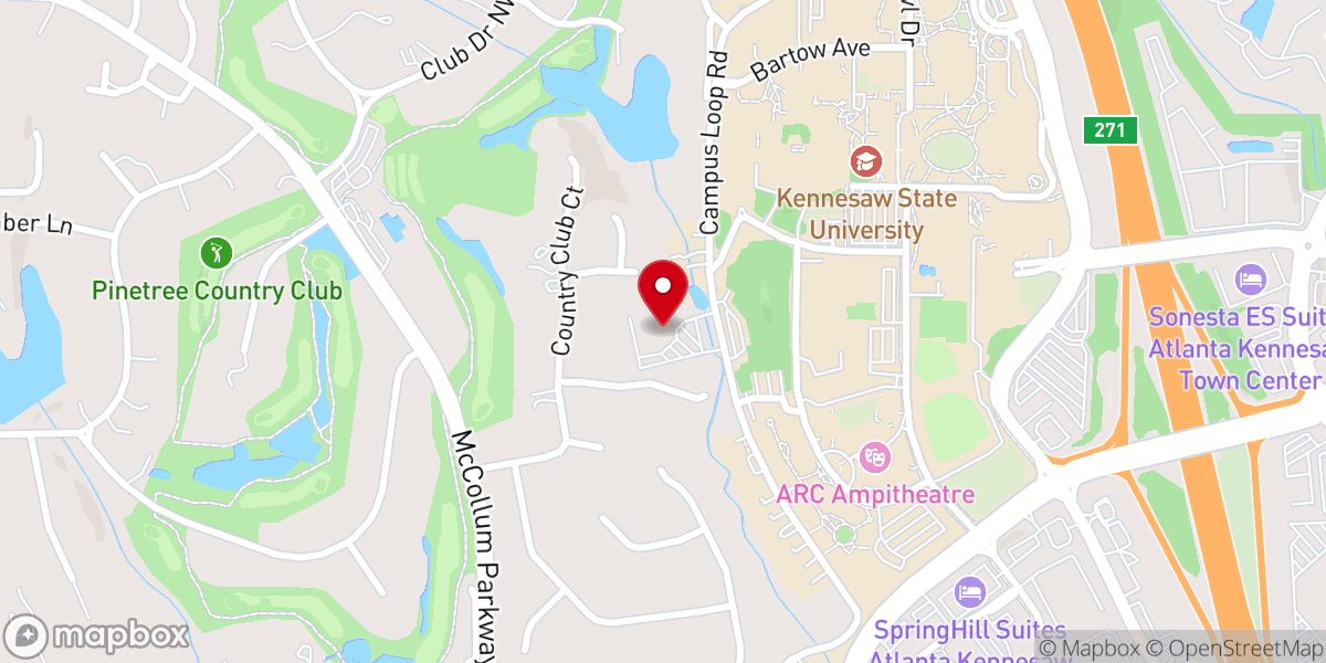 Map showing location of First United Lutheran Church