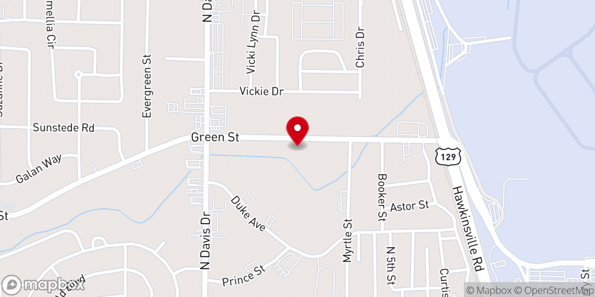 Map showing location of Apostolic Lighthouse Outreach Center