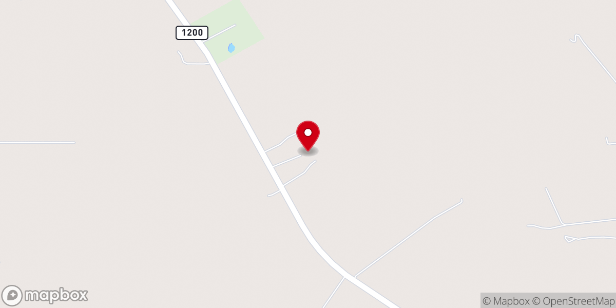 Map showing location of The Barn at Wolf Ridge Farm