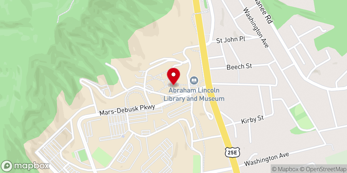 Map showing location of Elizabeth D. Chinnock Chapel