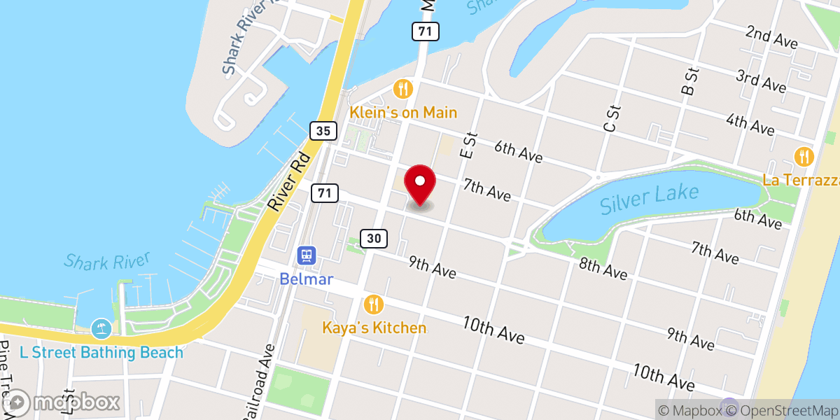 Map showing location of St Rose Belmar Convent
