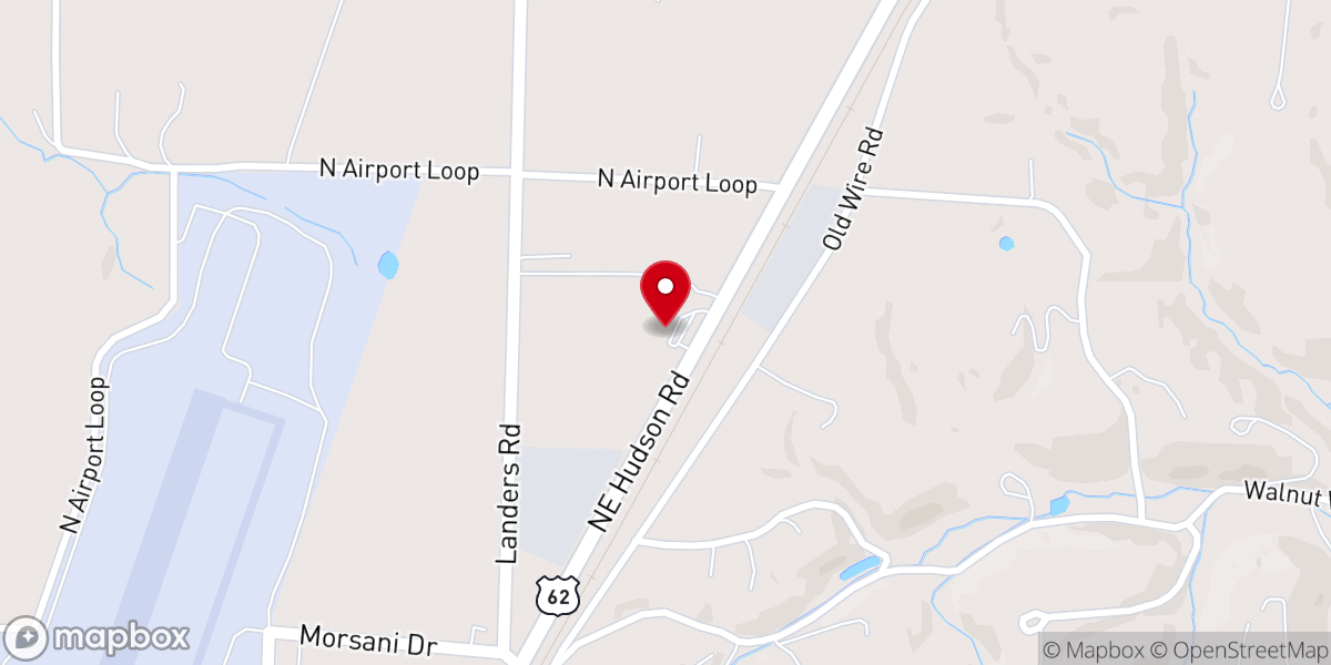 Map showing location of Refuge Church