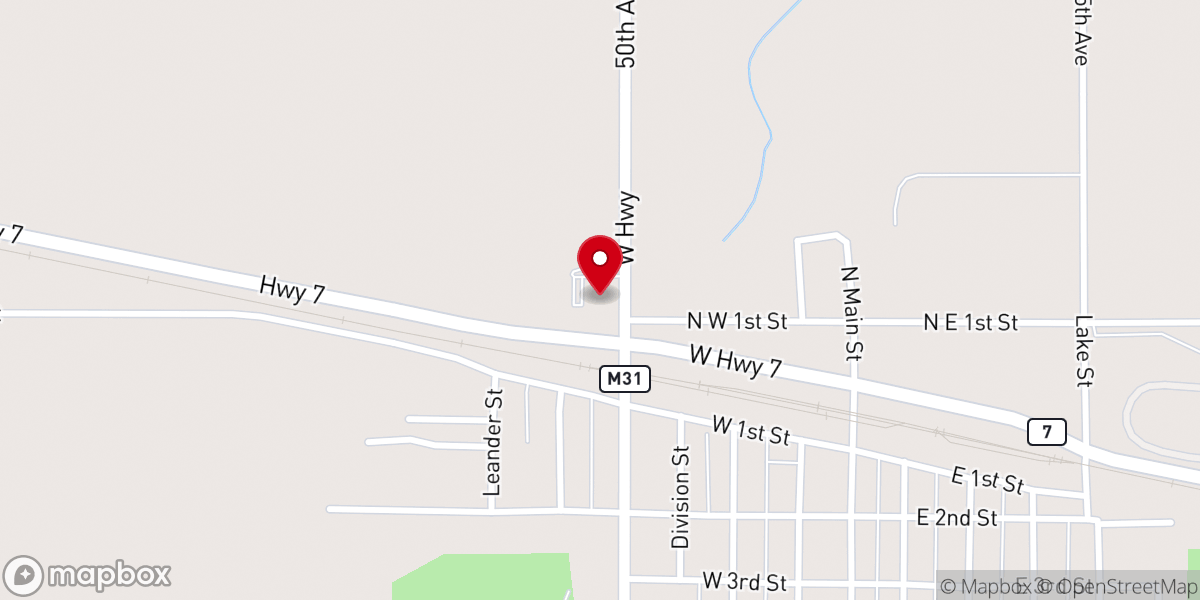Map showing location of Northwest Christian Church