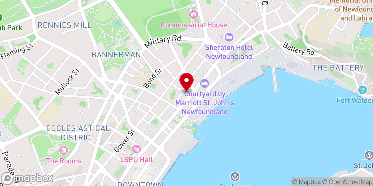 Map showing location of Escape Quest
