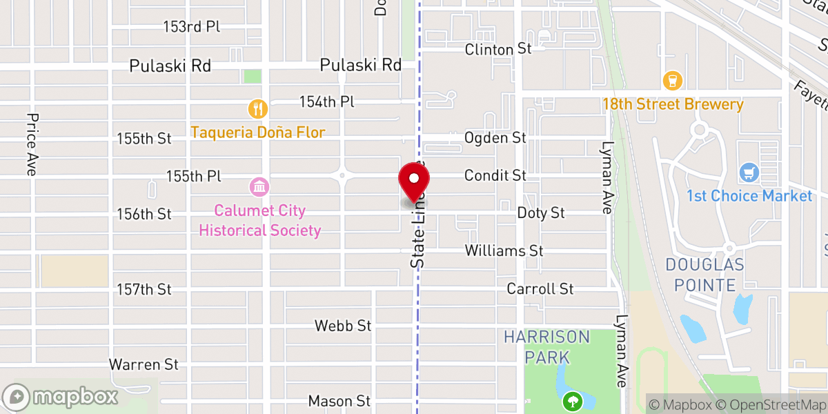Map showing location of Love Ministries
