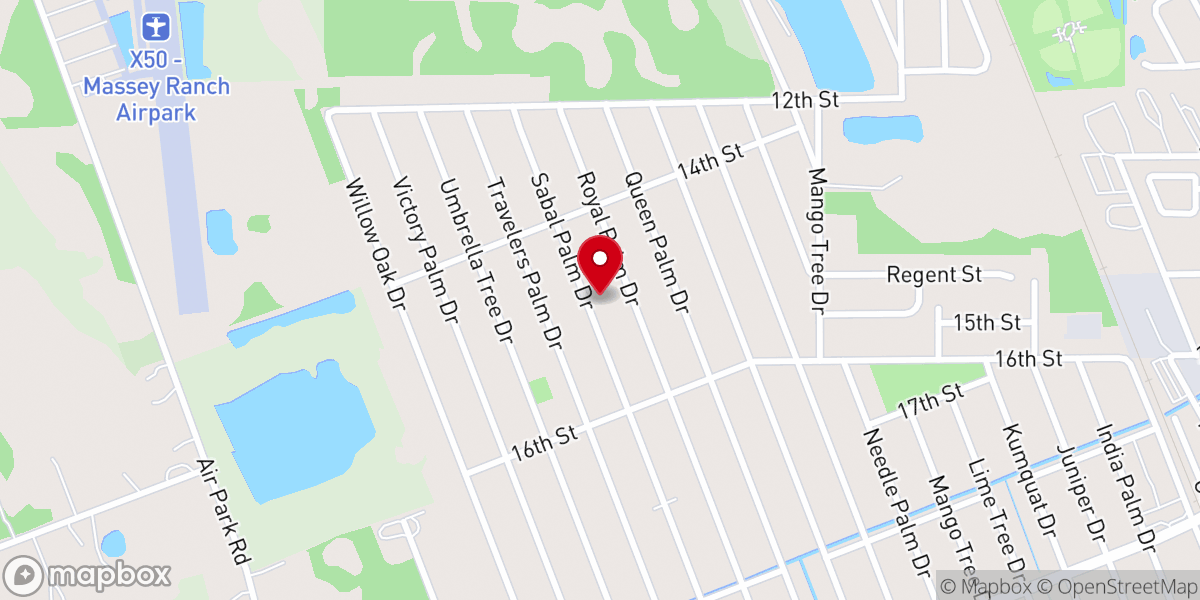 Map showing location of Servant's Quarters Fellowship