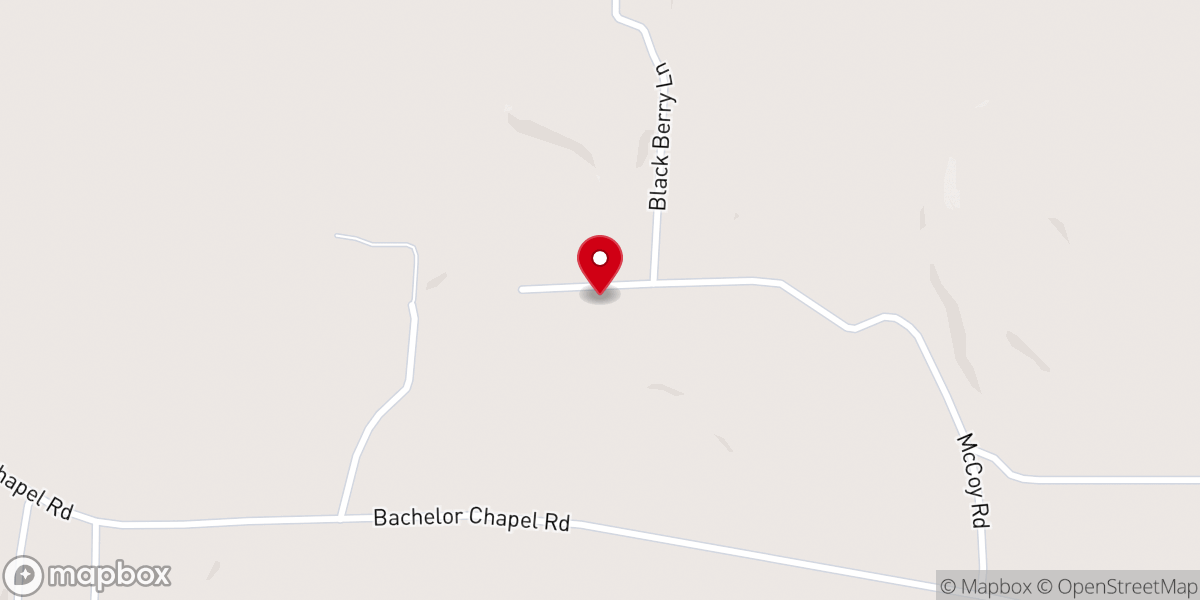 Map showing location of Trinity Holiness Church