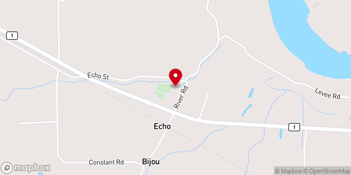 Map showing location of Saint Francis de Sales Catholic Church