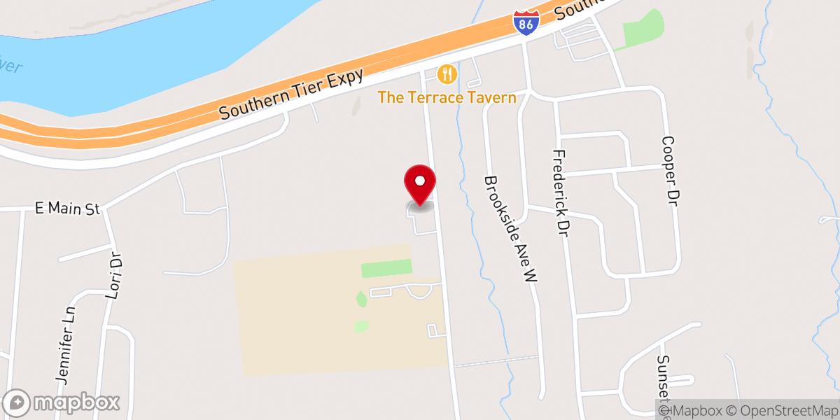 Map showing location of Park Terrace Food Pantry - Food Distribution Center