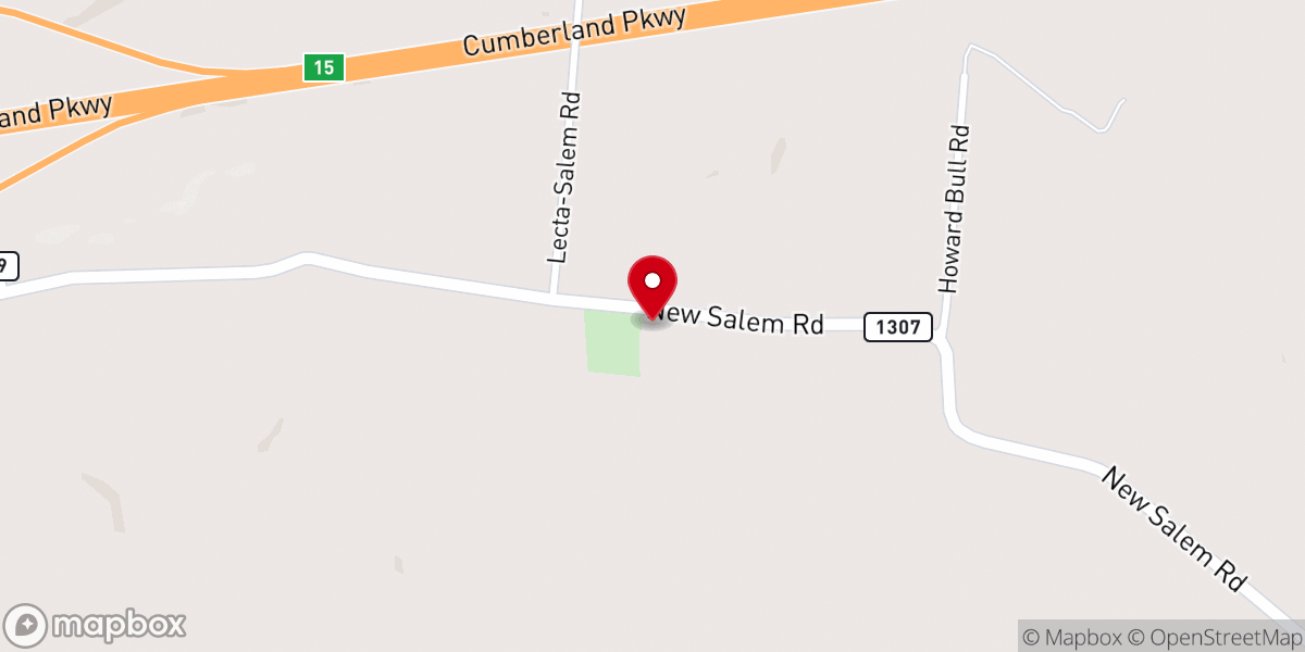 Map showing location of Covenant Community Church