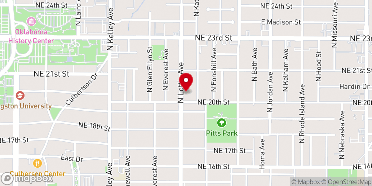 Map showing location of Rainbow Church of God-Christ