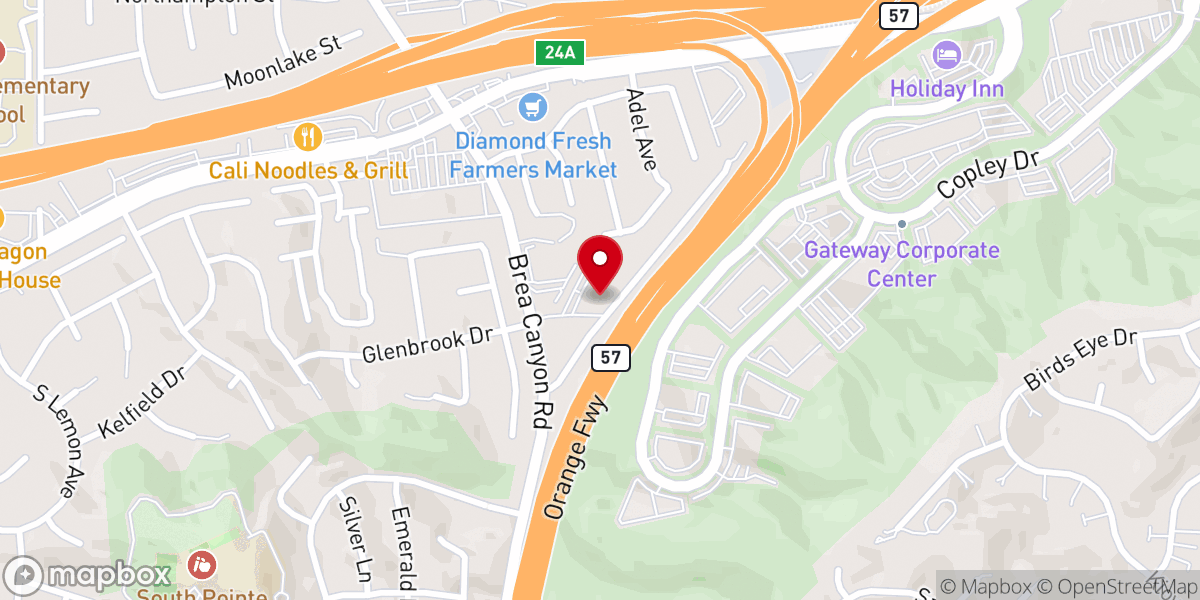 Map showing location of Gateway Friends Church