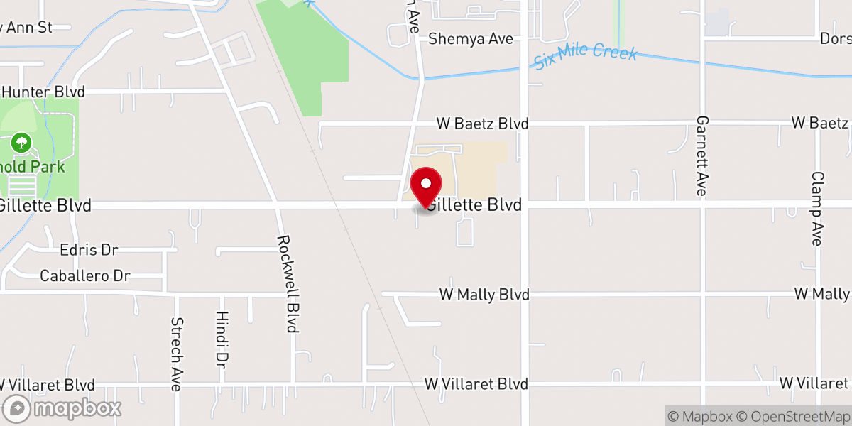 Map showing location of Christ Ministries International Church