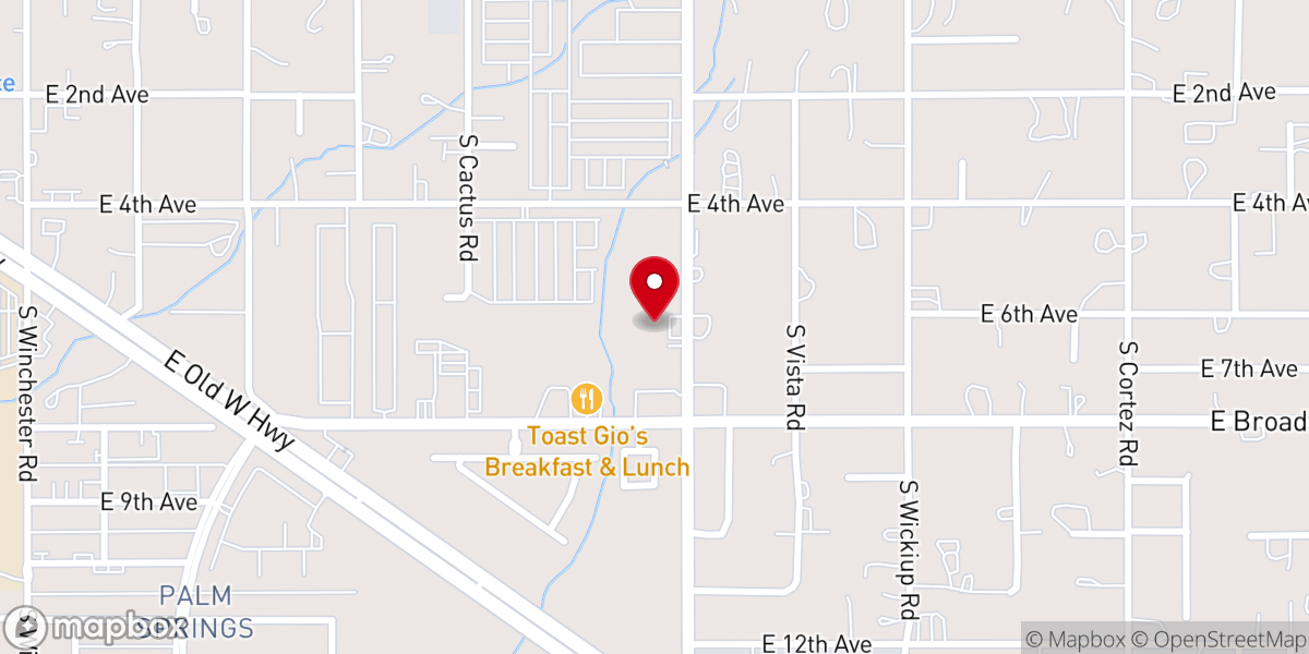 Map showing location of The Lighthouse Church