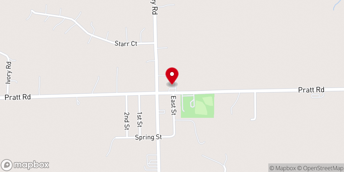 Map showing location of The Baptist Church of Hadley