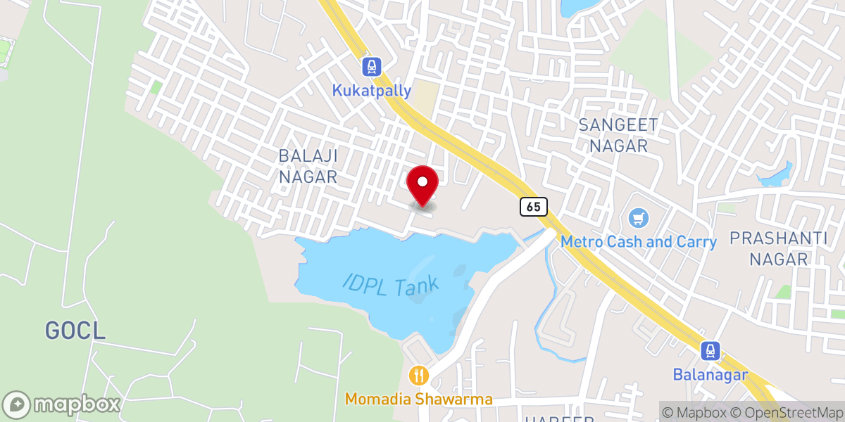 Map showing location of IPC - The India Pentecostal Church of God - Kukatpally