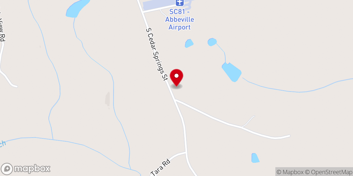 Map showing location of Jones Chapel