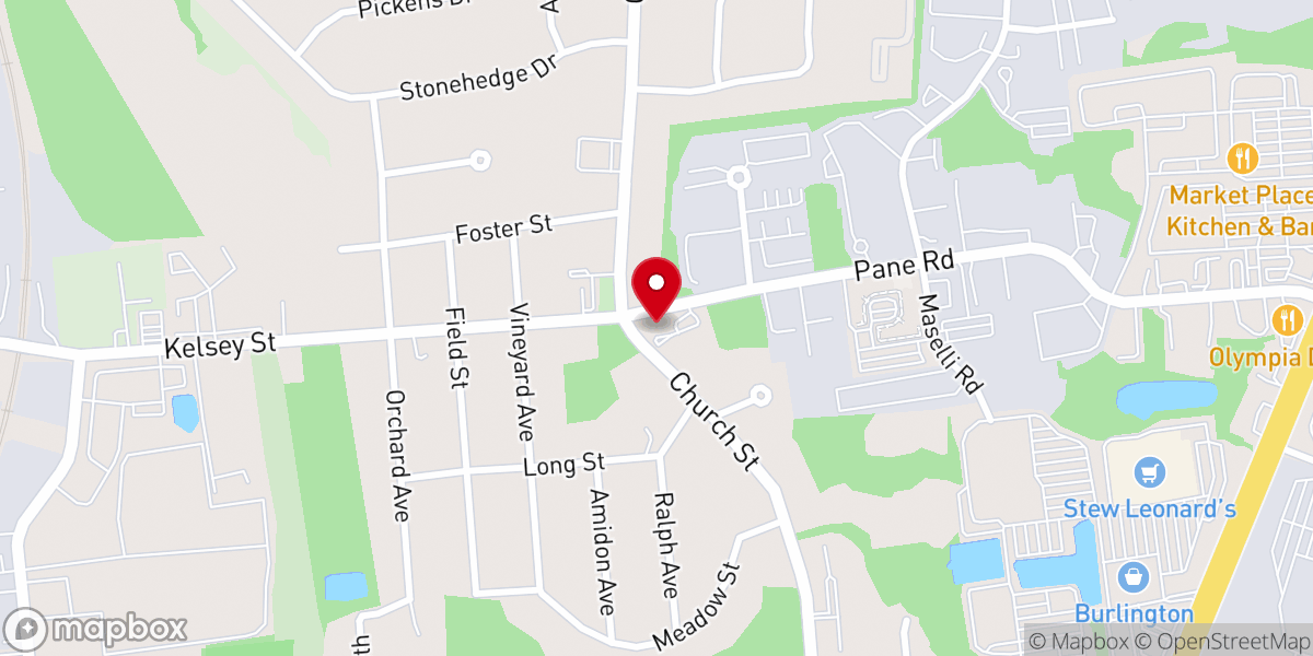 Map showing location of Grace C.M.E. Church