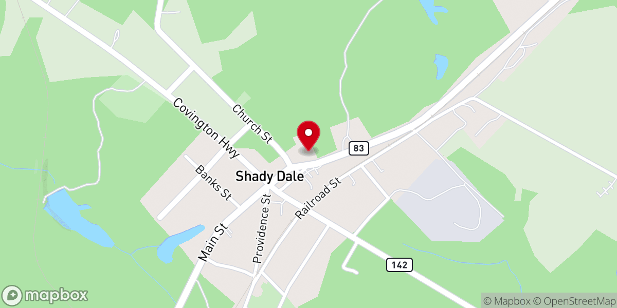 Map showing location of Central Bethel