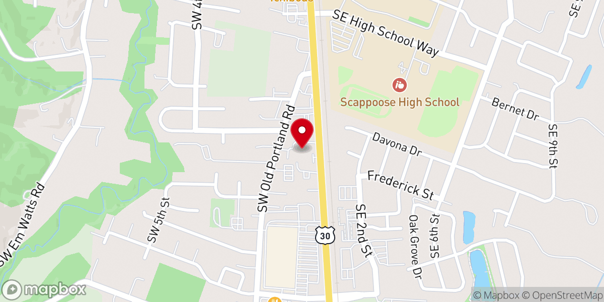Map showing location of Grace Christian Children's Center