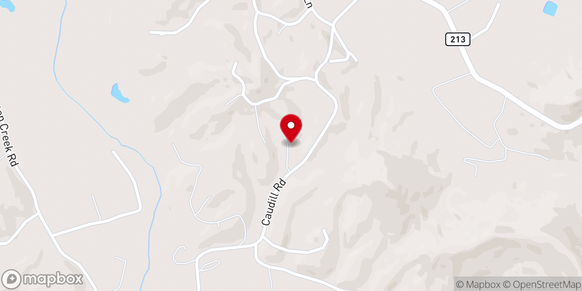 Map showing location of Hatton Creek Church