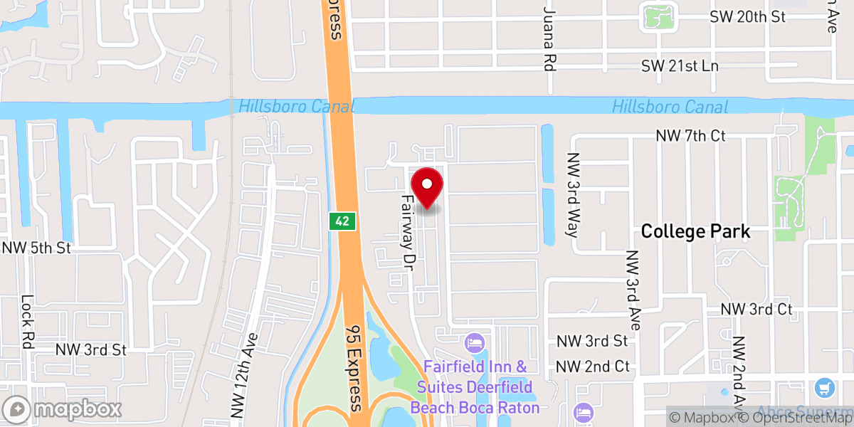 Map showing location of Iglesia de la Alabanza