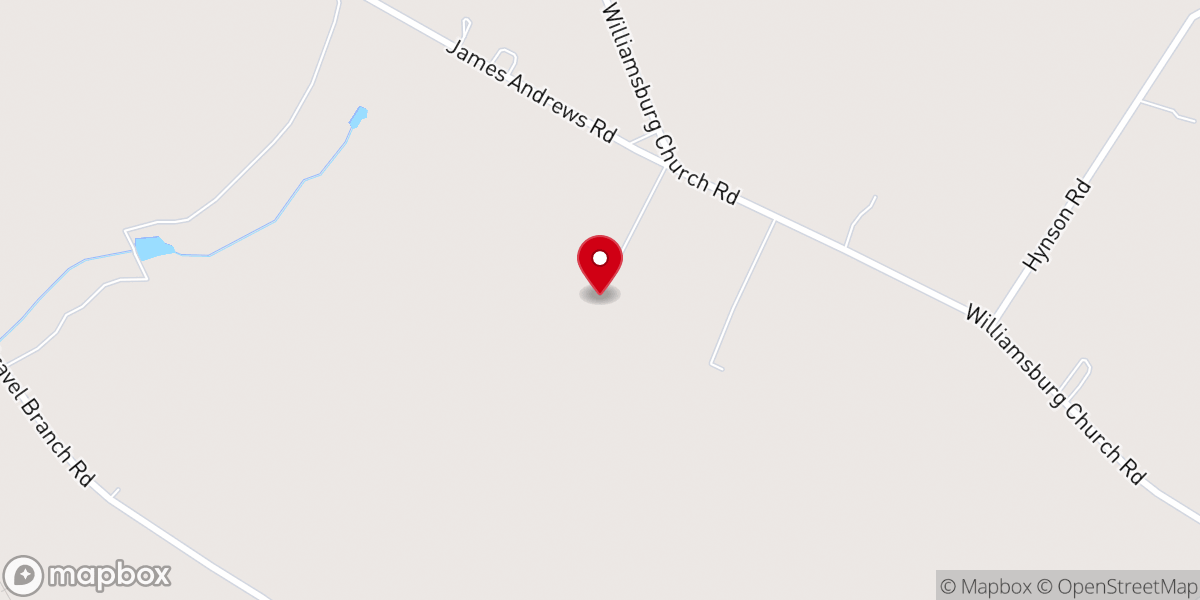 Map showing location of E Wesley Cohee