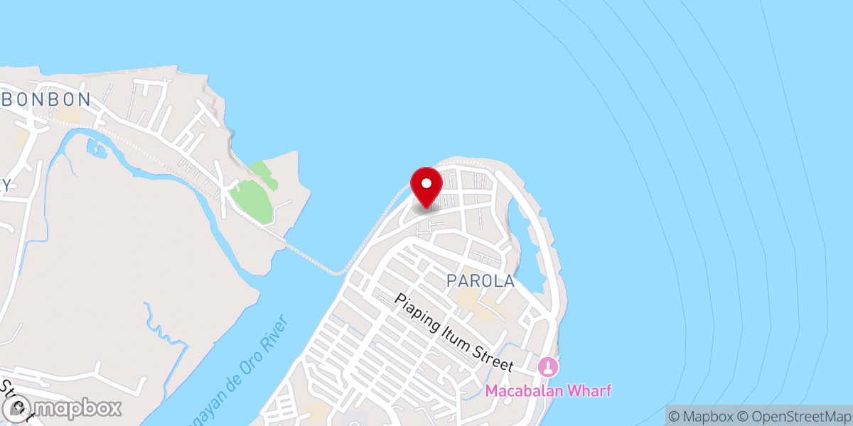 Map showing location of UPC- ARAMAIC