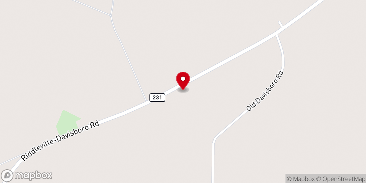 Map showing location of United Faith Ministries