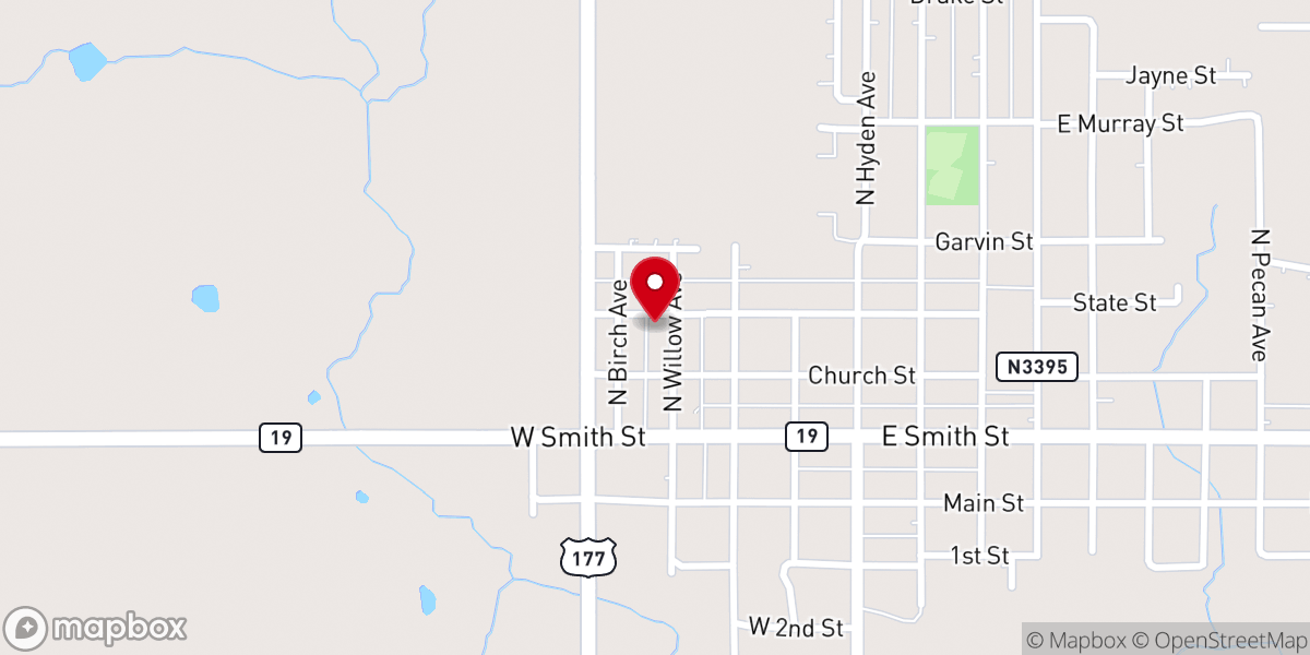 Map showing location of The Sanctuary Wellness Center