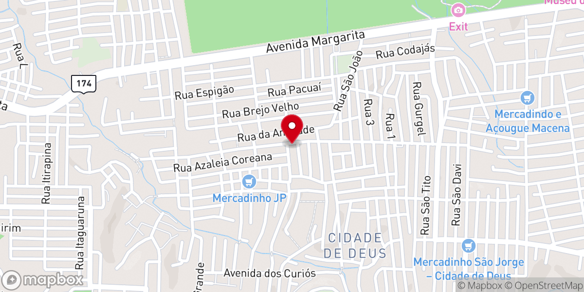 Map showing location of IGREJA BATISTA ALIANCA COM DEUS