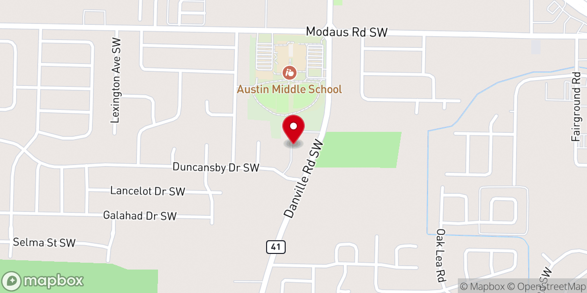 Map showing location of Decatur Church of Christ