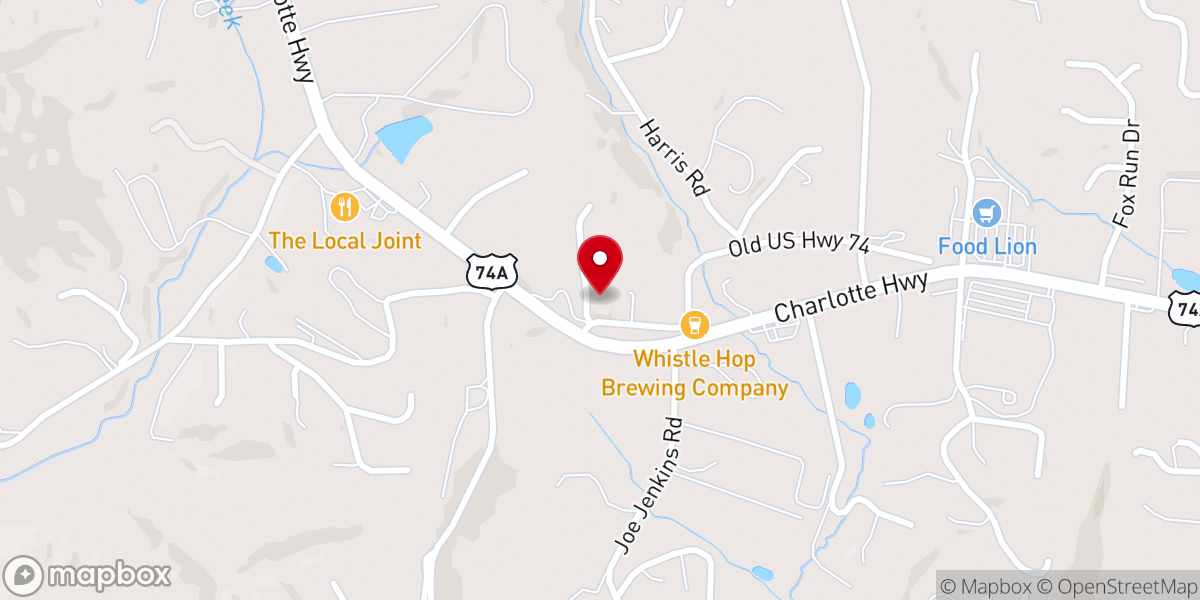 Map showing location of Cane Creek Missionary Baptist Church