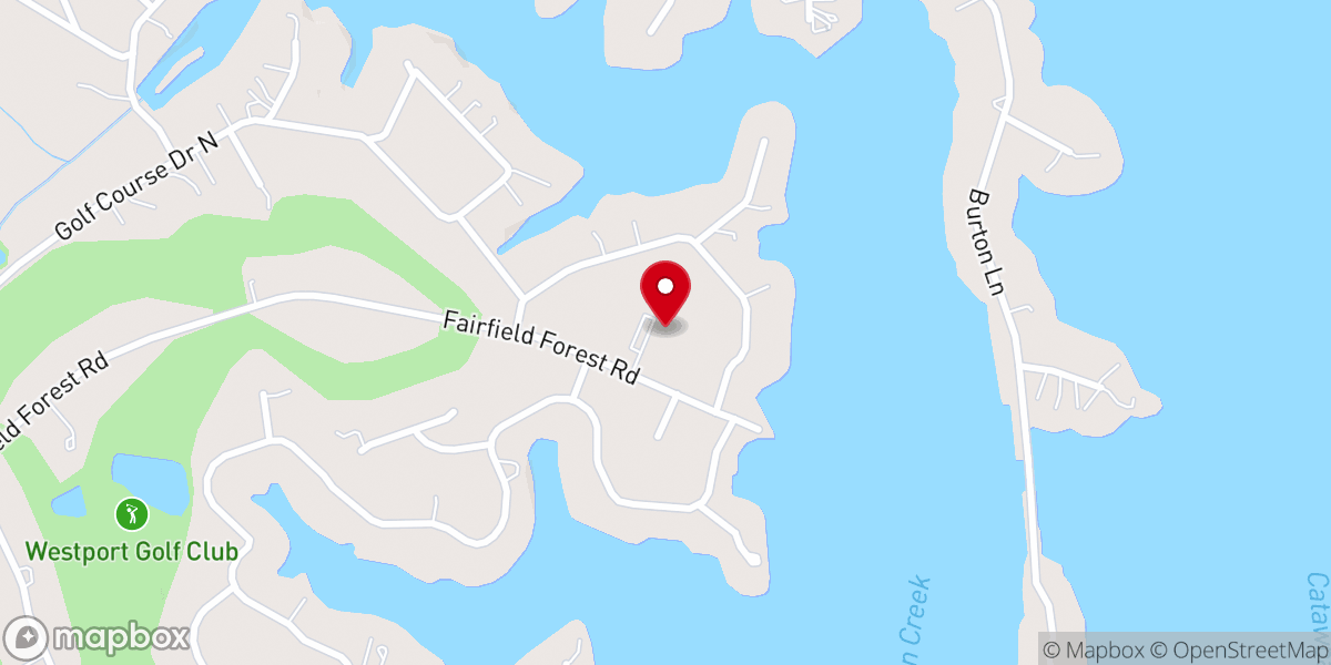 Map showing location of Slavic Evangelical Church of Lake Norman