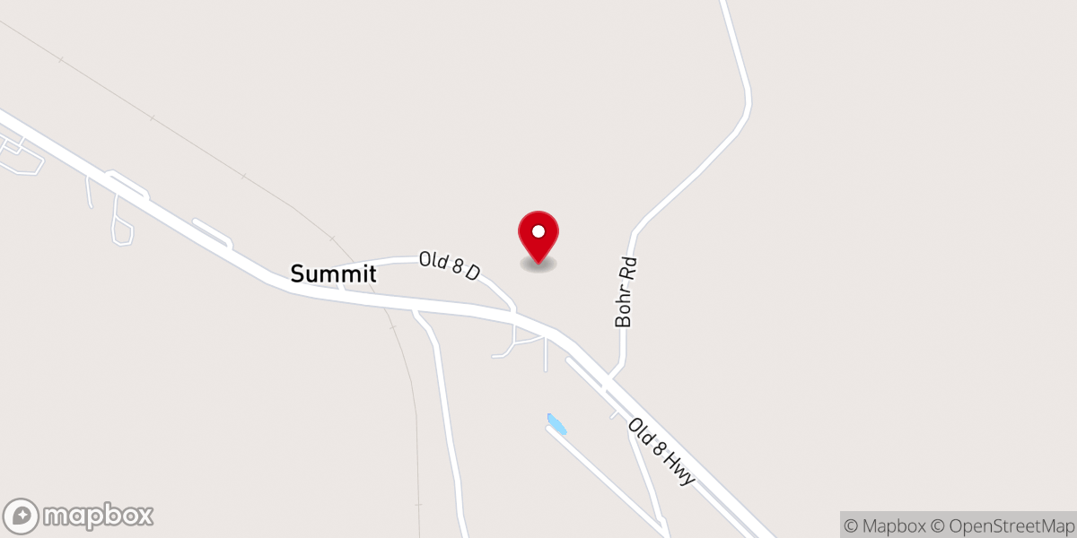 Map showing location of Hopewell Church of God