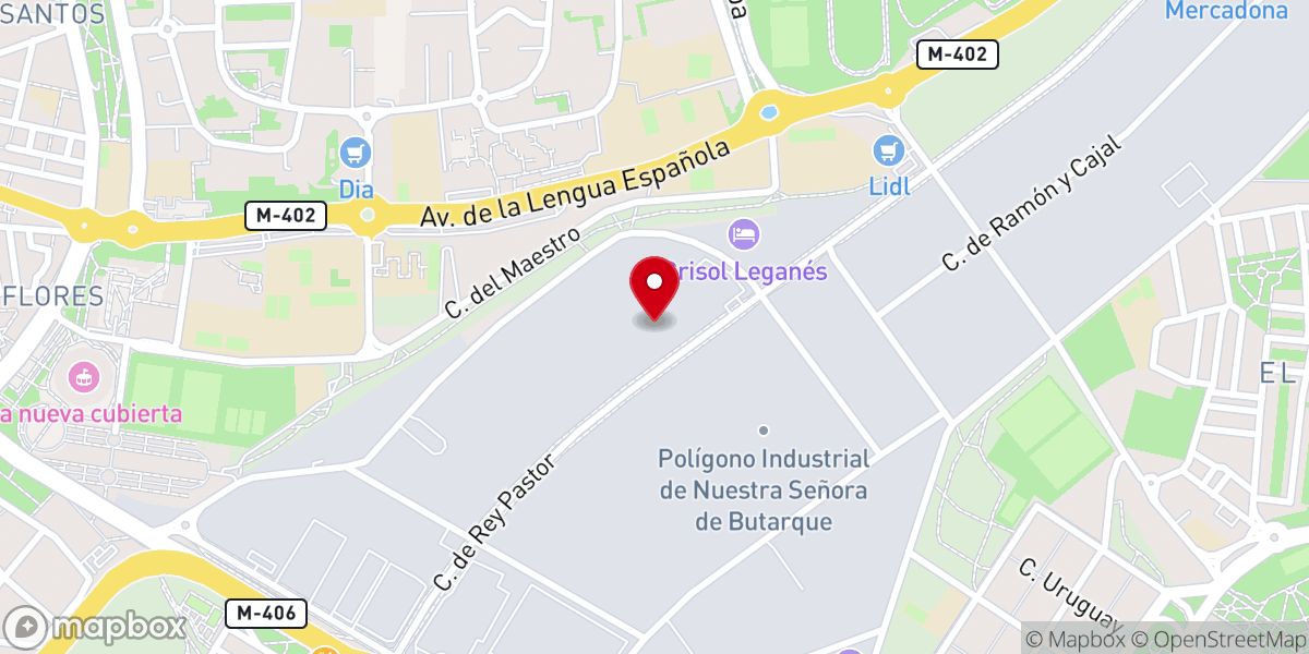 Map showing location of Iglesia Cristiana Casa Fuerte - Auditorio