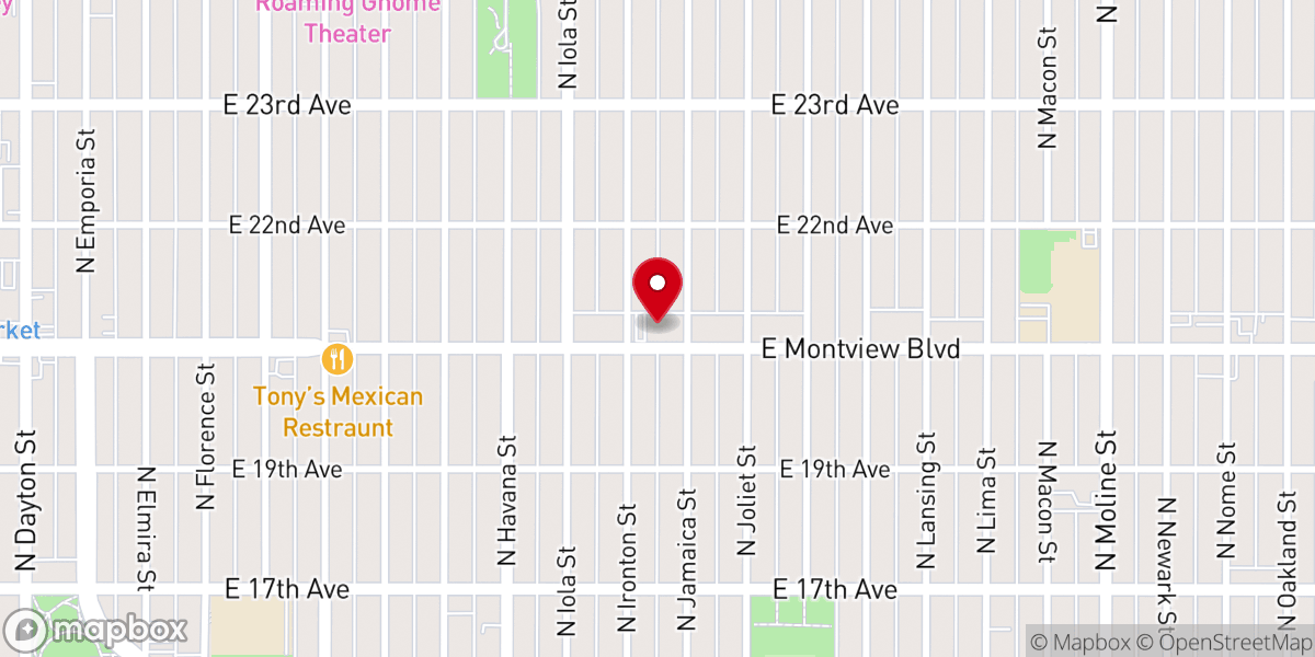 Map showing location of New Nation Church