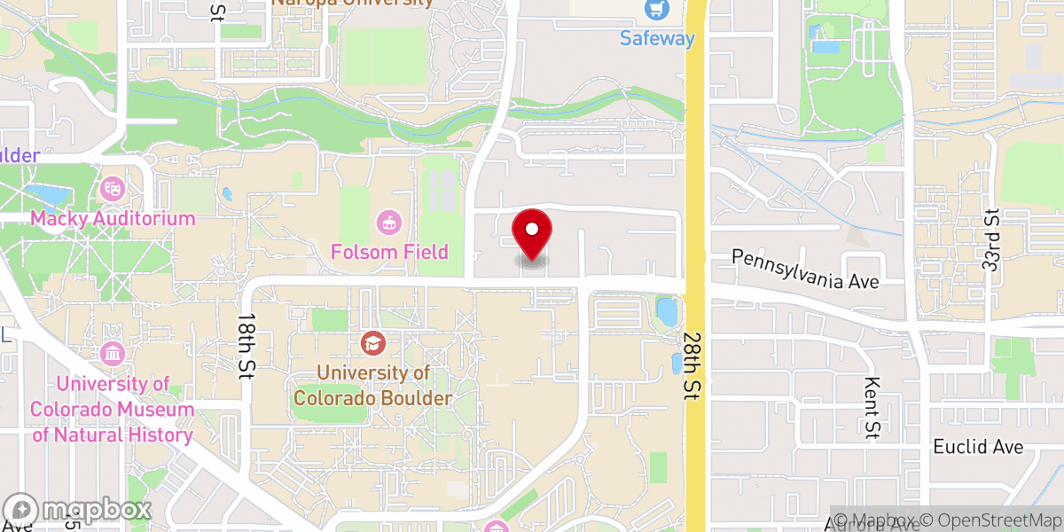 Map showing location of St. Aidan's Episcopal Church