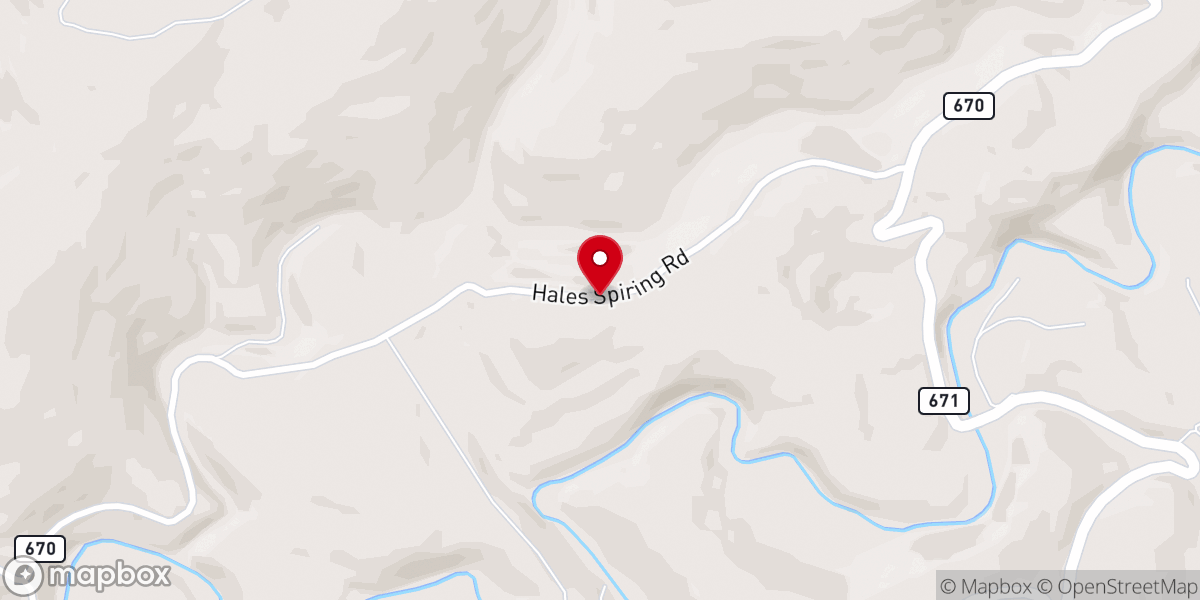 Map showing location of Farley Chapel