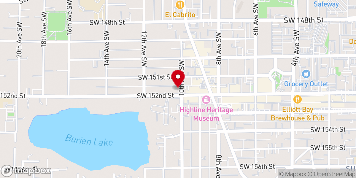 Map showing location of Genesis Center for Spiritual Living