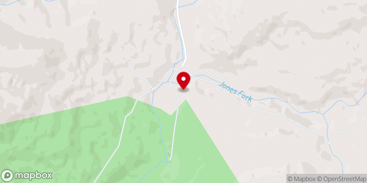 Map showing location of Millers Chapel