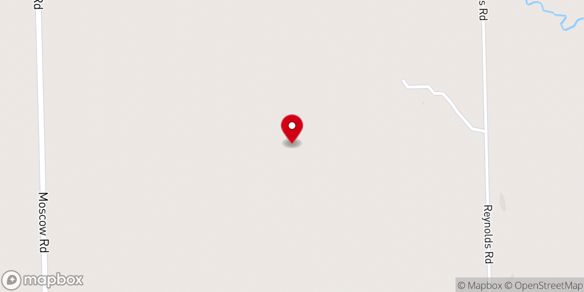 Map showing location of Hillside Church