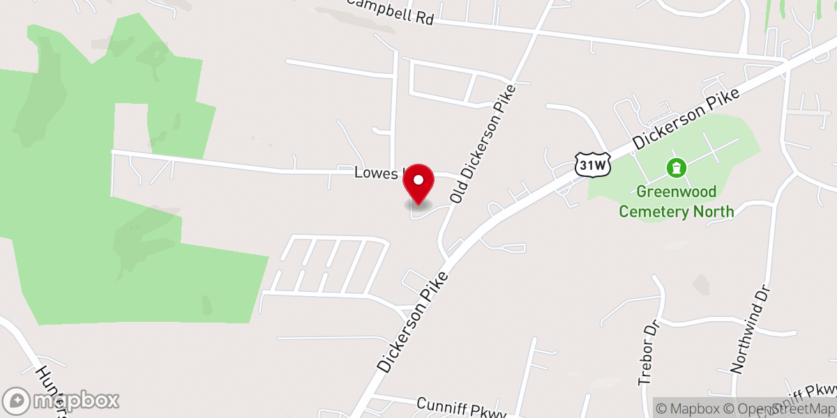 Map showing location of Trinity Fellowship