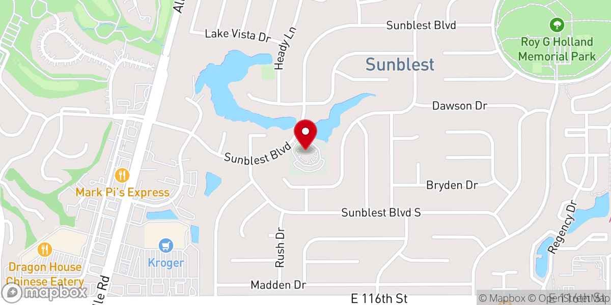 Map showing location of Indiana Indianapolis Mission Office
