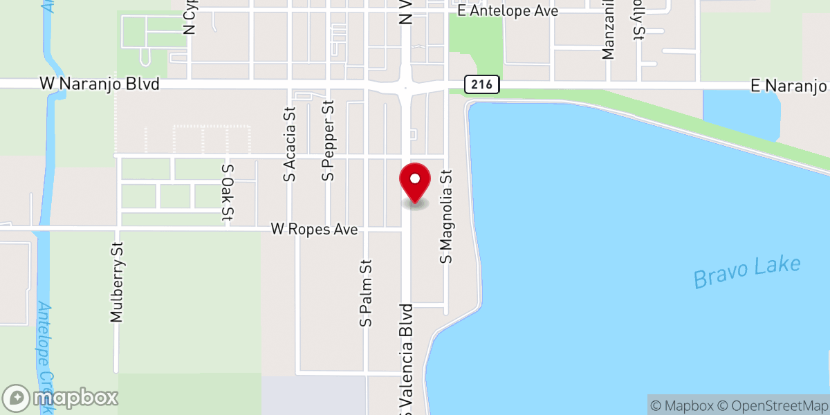 Map showing location of The Potter's House